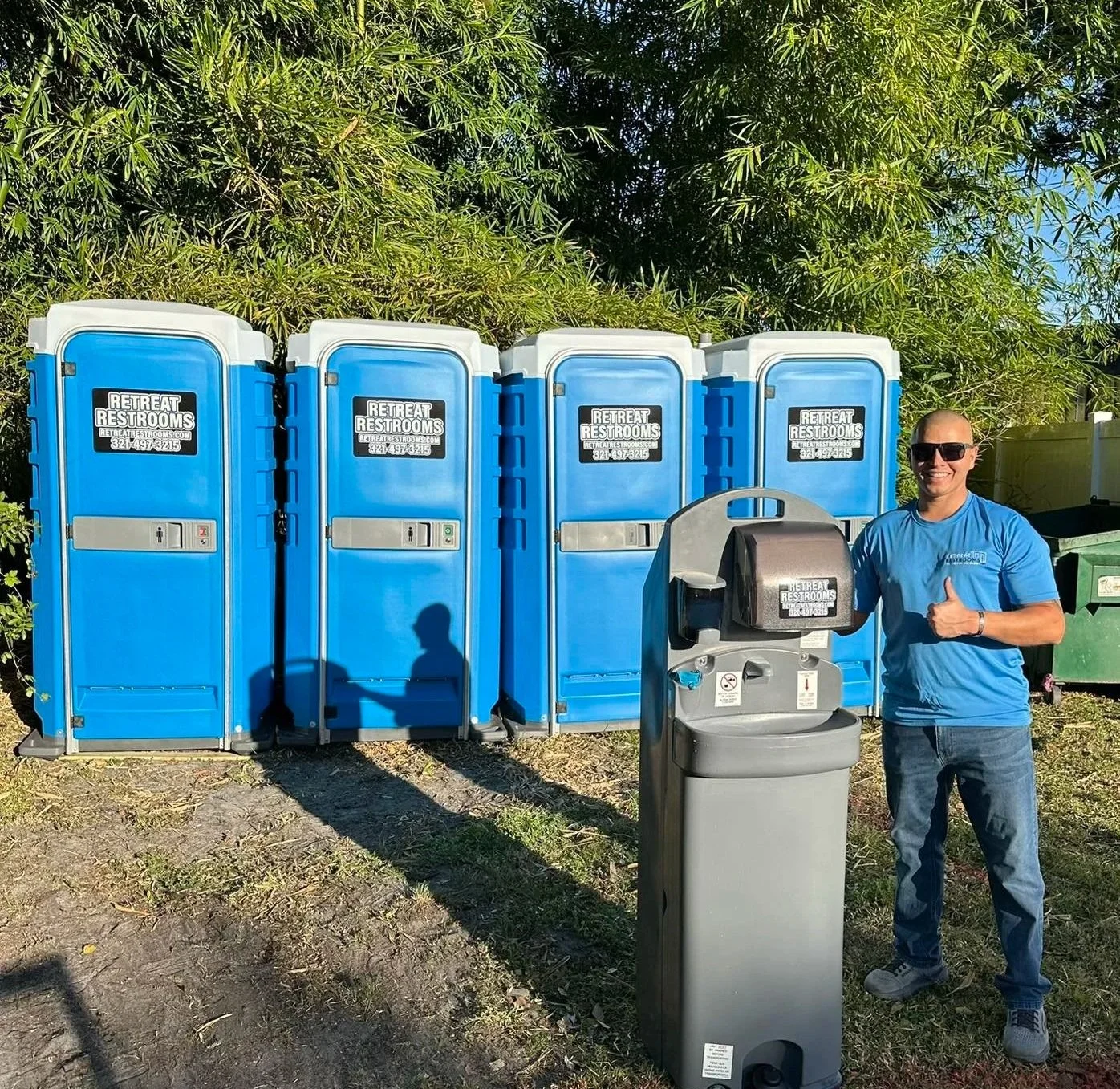 Portable Restrooms rental unit